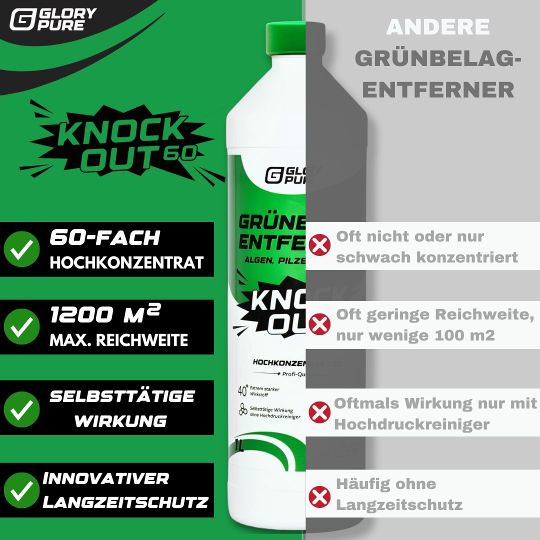 Grünbelag-Entferner KNOCK-OUT 60