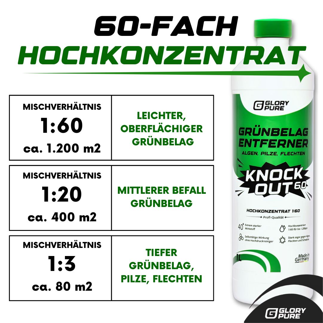 Grünbelag-Entferner KNOCK-OUT 60