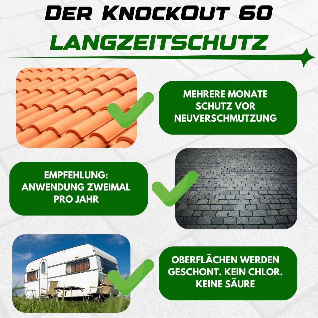 Grünbelag-Entferner KNOCK-OUT 60