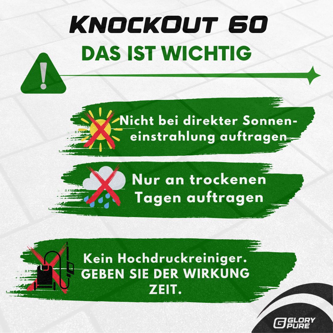 Grünbelag-Entferner KNOCK-OUT 60