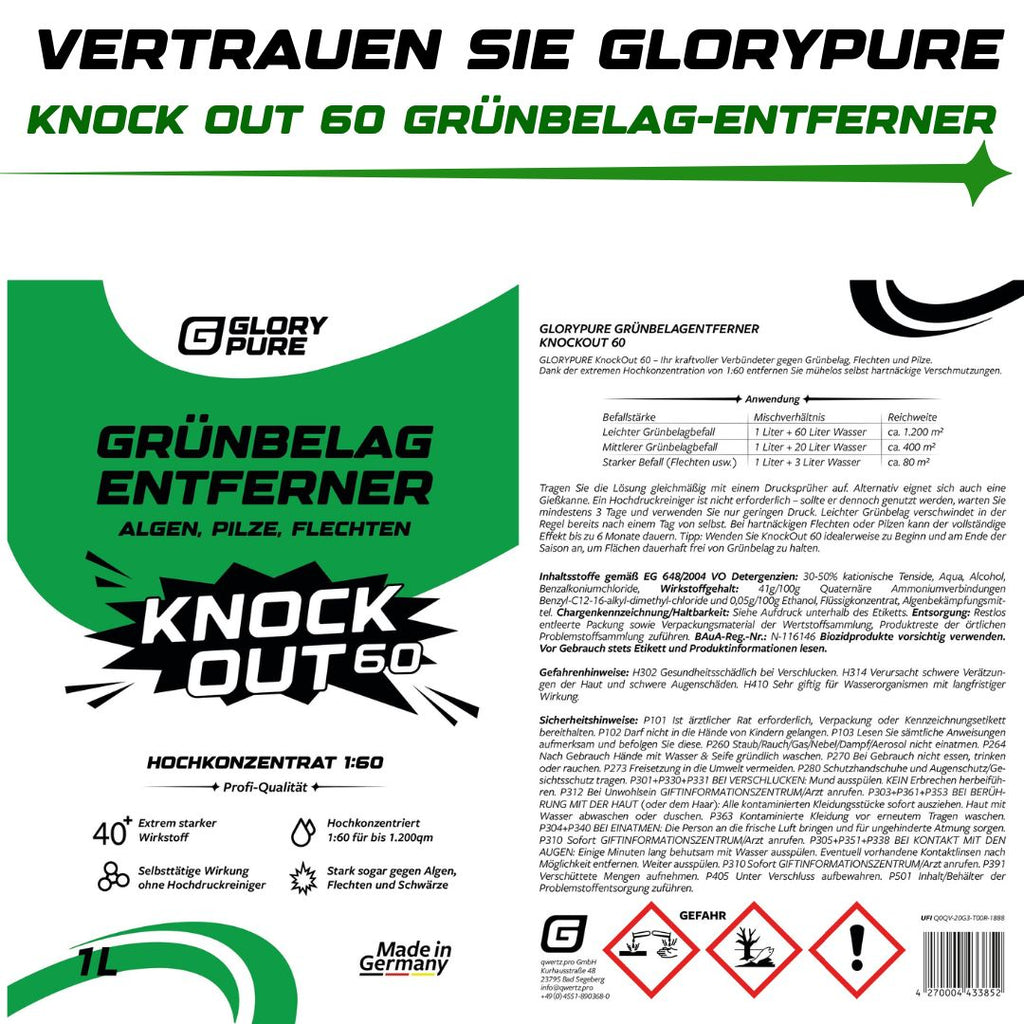 Grünbelag-Entferner KNOCK-OUT 60