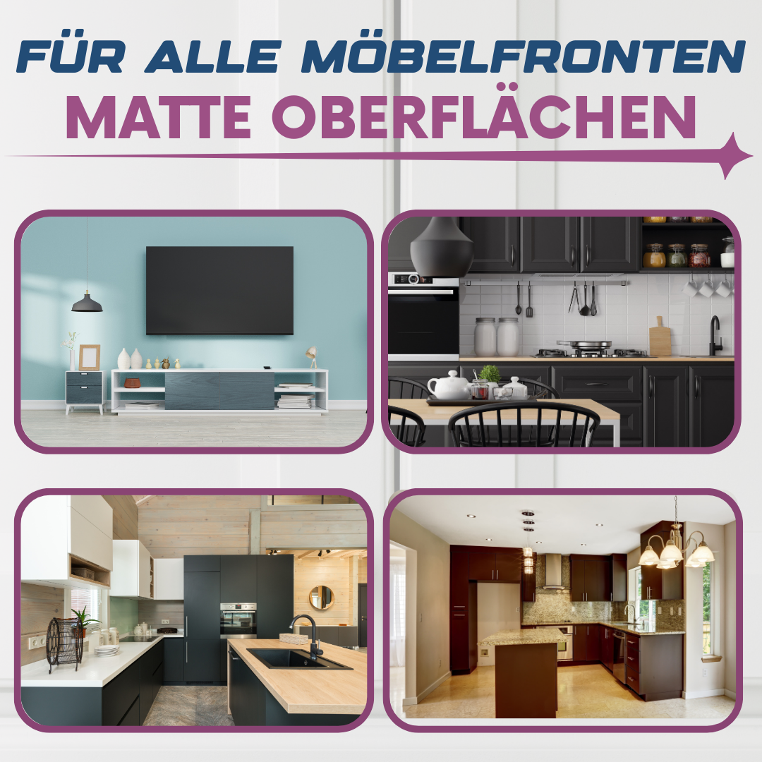 KÜCHEN-FRONTEN-MAGIER FÜR MATTE & SUPERMATTE FRONTEN