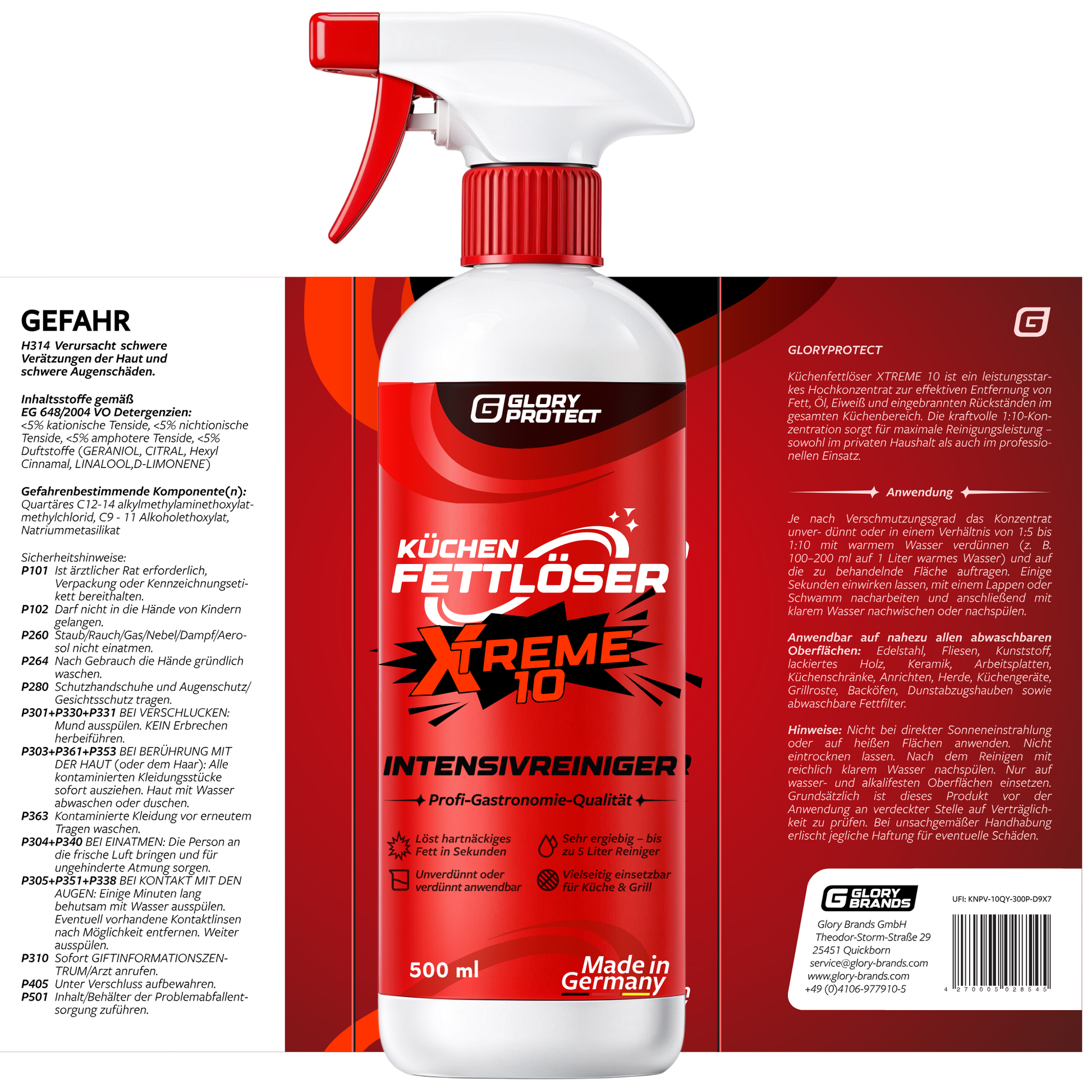 KÜCHEN-FETTLÖSER XTREME 10