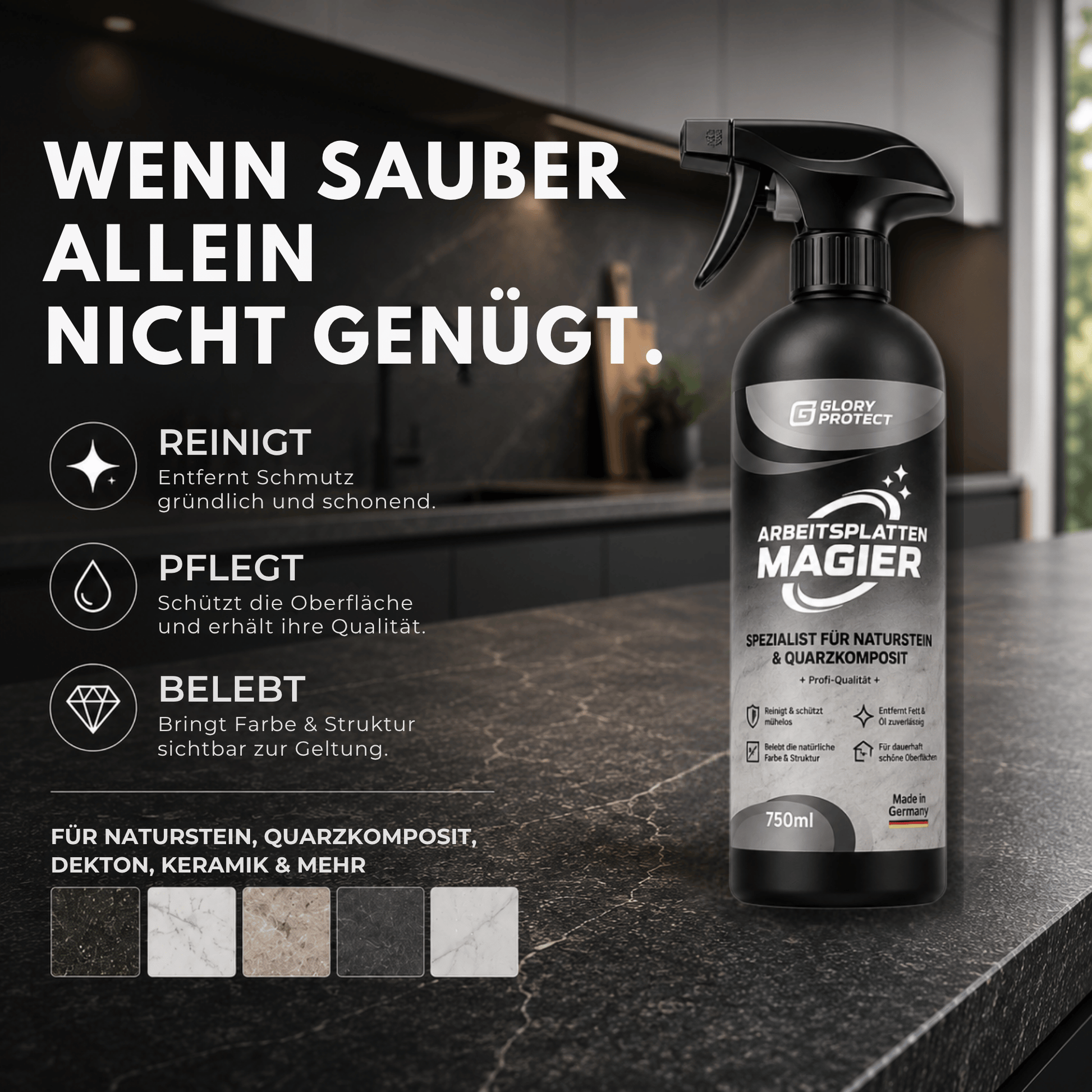 Arbeitsplatten-Magier
